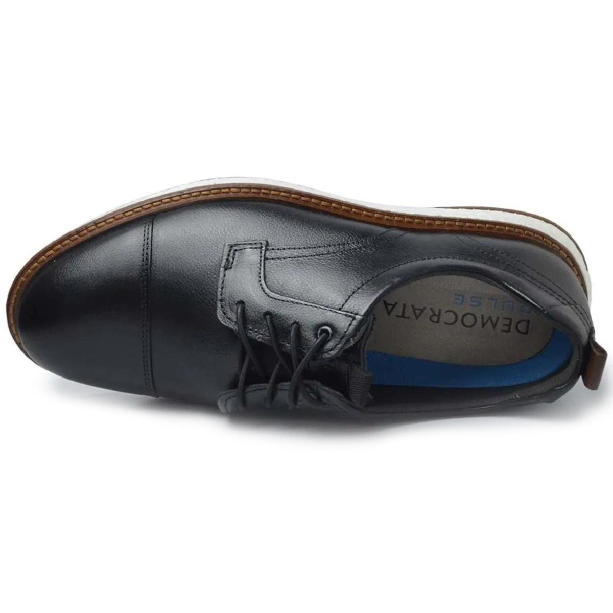Sapato Democrata Clark Pulse Masculino - Preto Preto 3