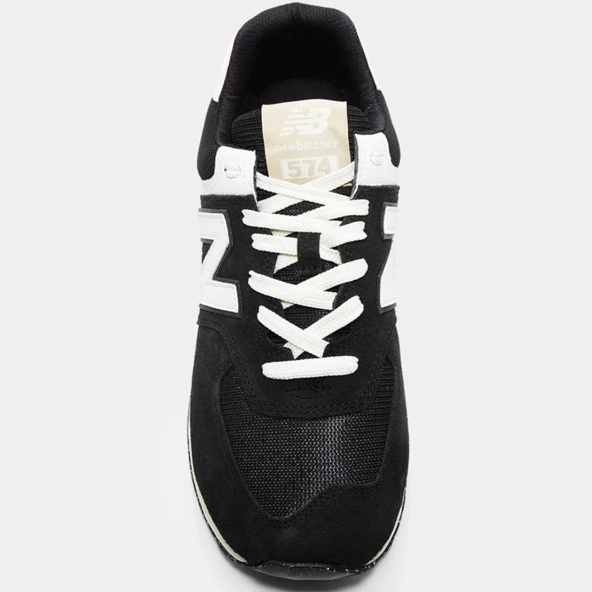 Tênis New Balance 574 Masculino - Preto Preto/Branco 3