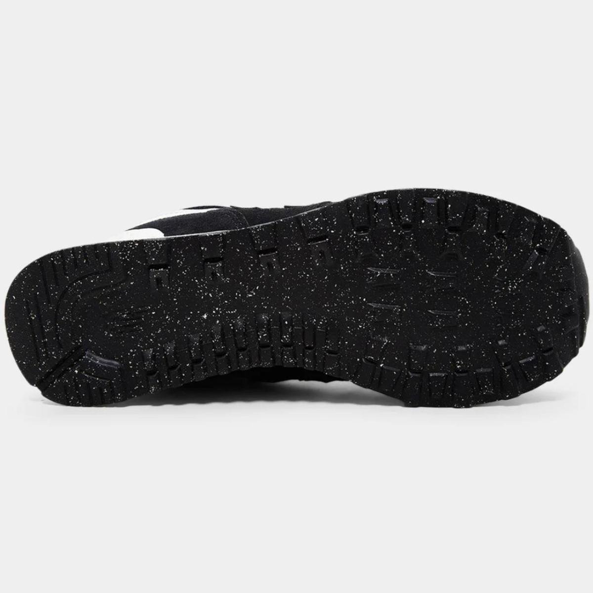 Tênis New Balance 574 Masculino - Preto Preto/Branco 5