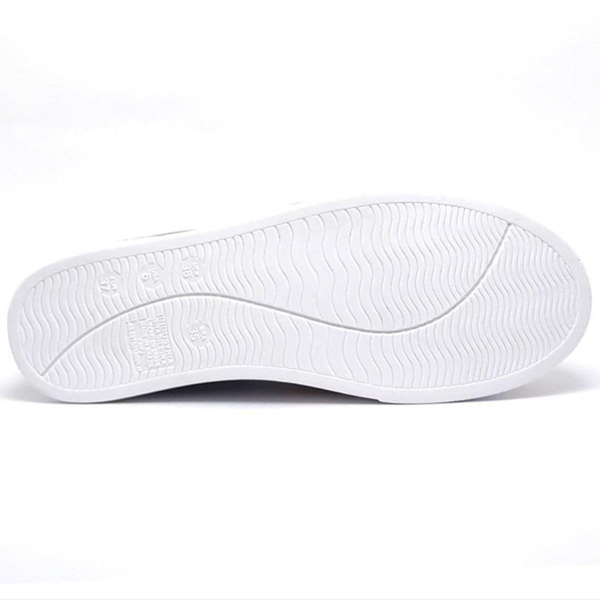 Tênis Via Marte Casual Combinação Feminino - Preto e Branco Preto/Branco 5