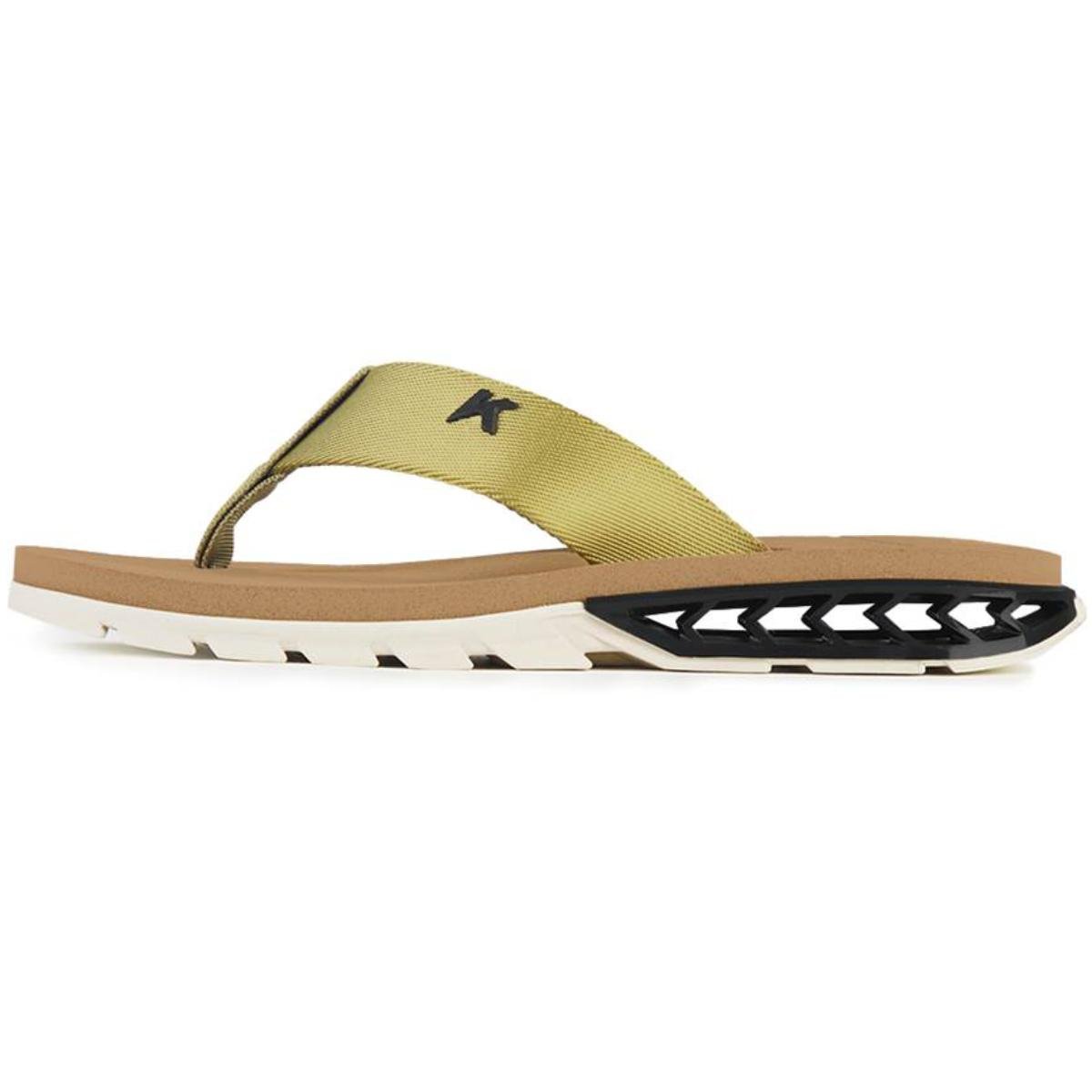 Chinelo Kenner Rakka U1 Masculino - Bege e Preto Bege/Preto 3