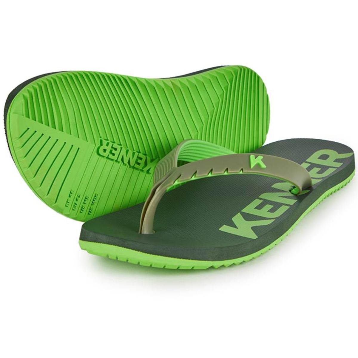 Chinelo Kenner Red Masculino - Verde Verde 1