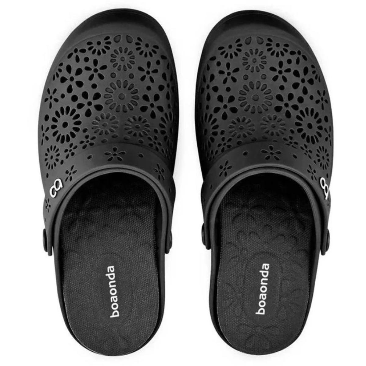 Babuche Boaonda Nellie Feminino - Preto Preto 2