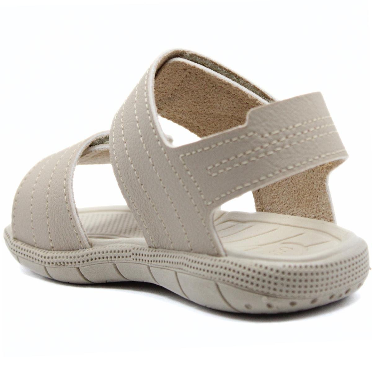 Sandália Infantil Klin Tic Tac Casual Baby - Bege Palha Bege Palha 4