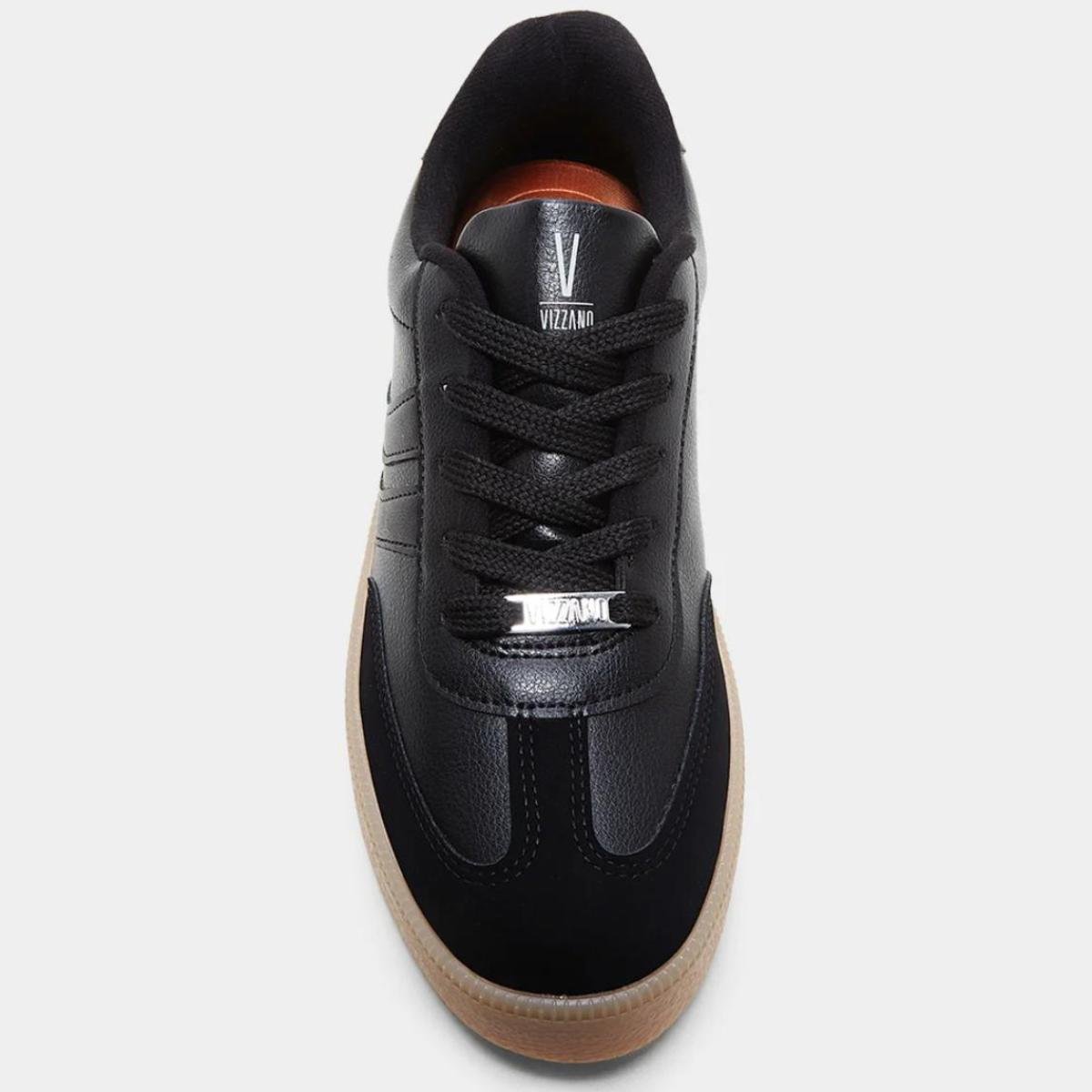 Tênis Vizzano Casual Básico Feminino - Preto Preto 3