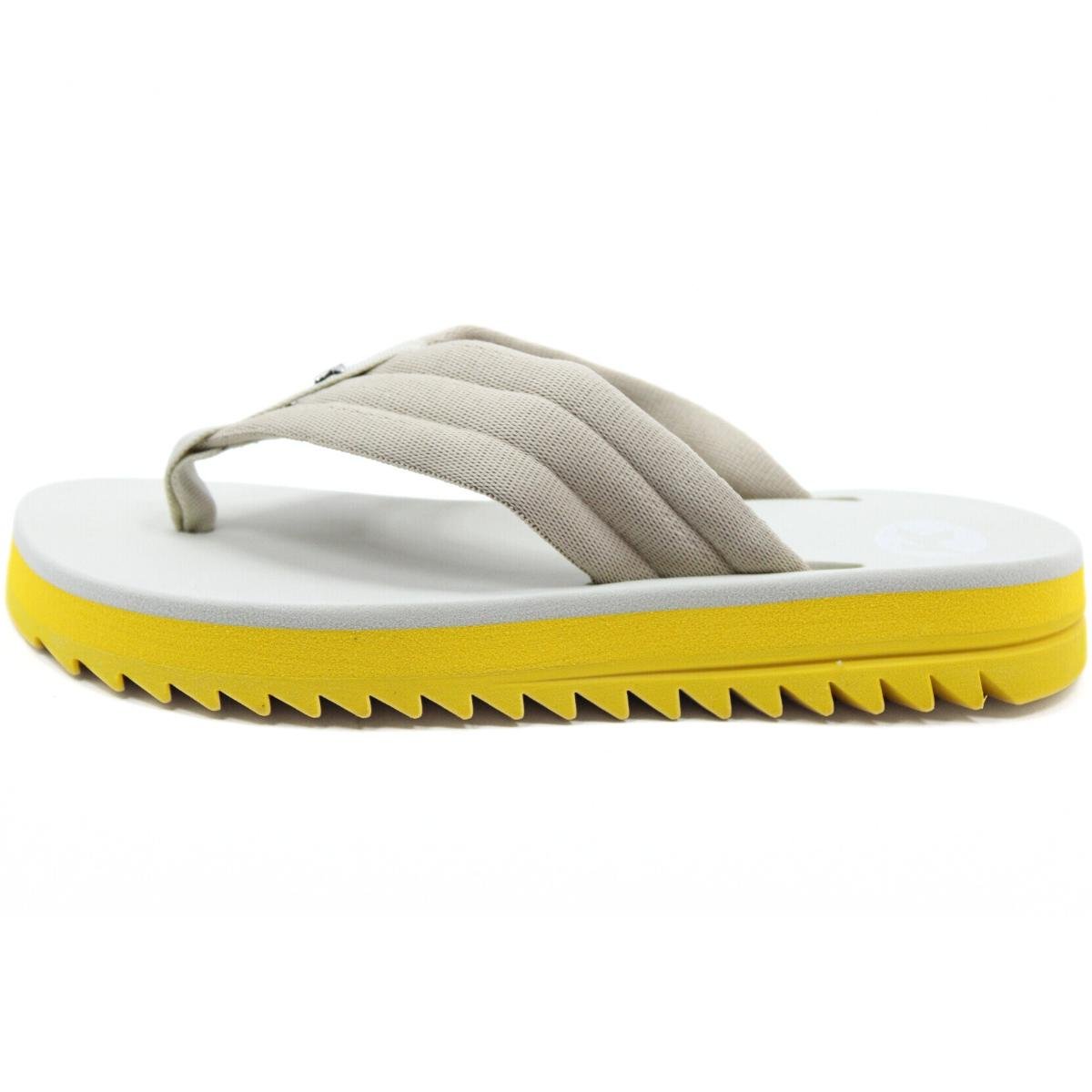 Chinelo Kenner Kyra Pro Comfy Feminino - Bege e Amarelo Bege/Amarelo 3