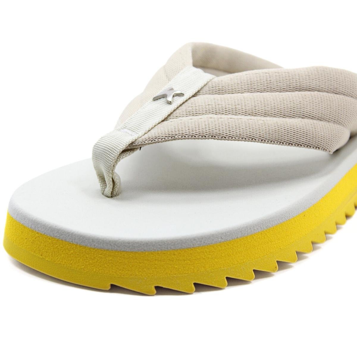 Chinelo Kenner Kyra Pro Comfy Feminino - Bege e Amarelo Bege/Amarelo 4