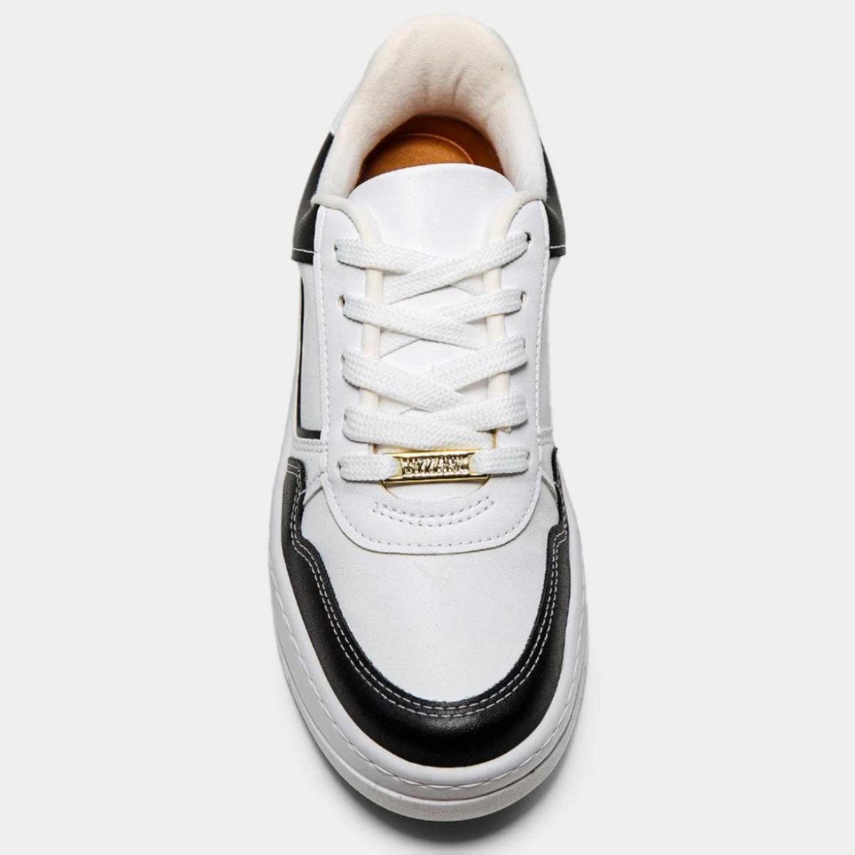 Tênis Vizzano Casual Feminino - Off White e Preto Off White/Preto 3