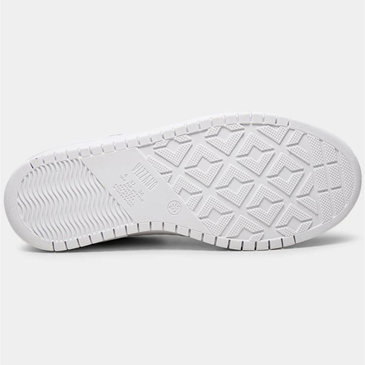 Tênis Vizzano Casual Feminino - Off White e Preto Off White/Preto 5