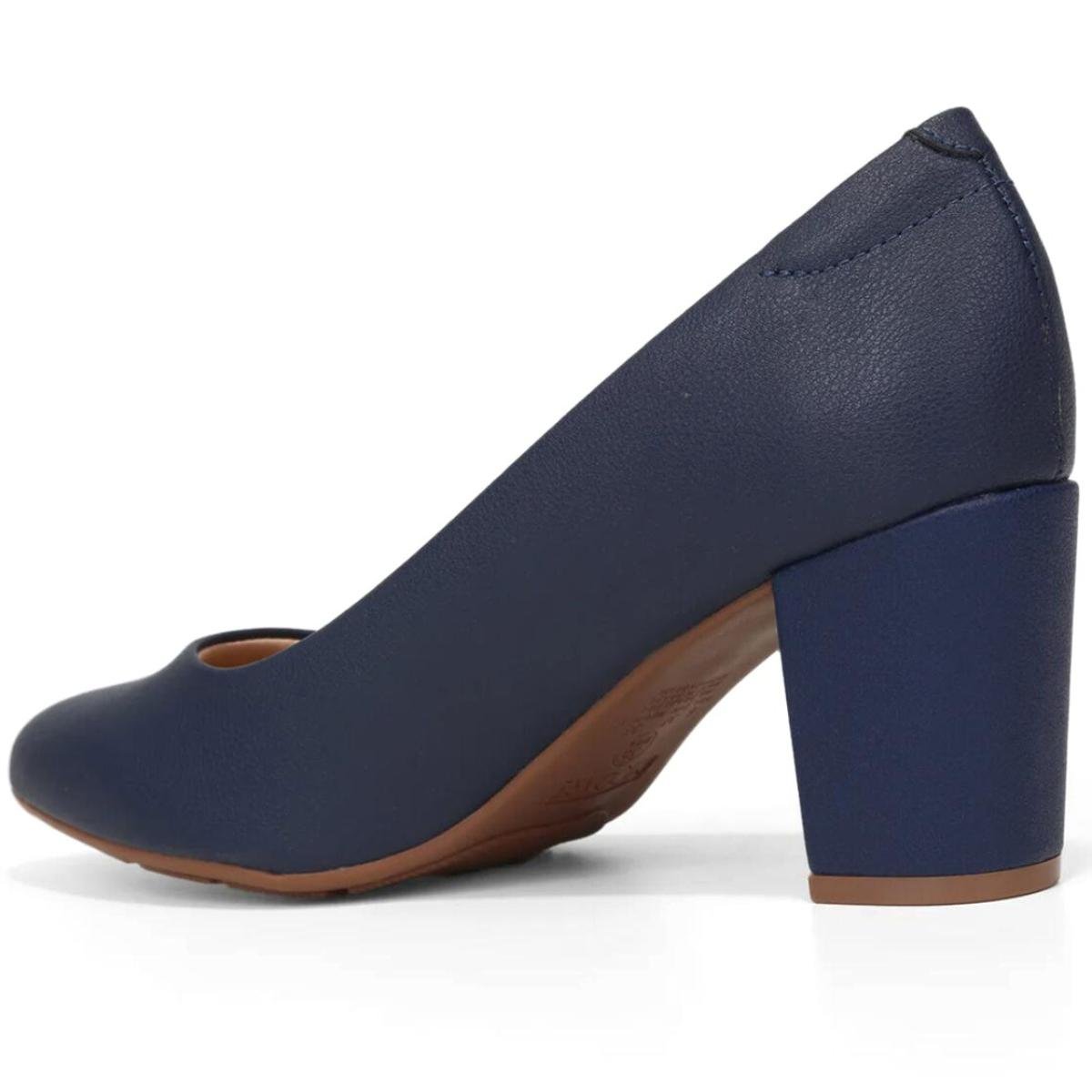 Scarpin Modare Salto Médio Feminino - Marinho Marinho 4