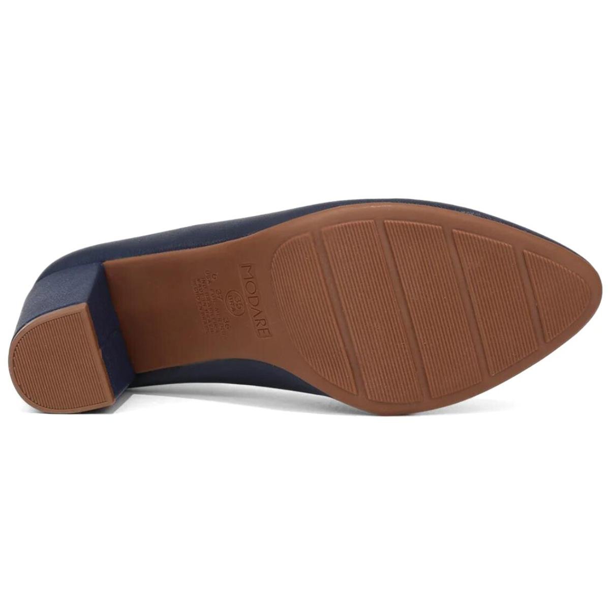 Scarpin Modare Salto Médio Feminino - Marinho Marinho 5