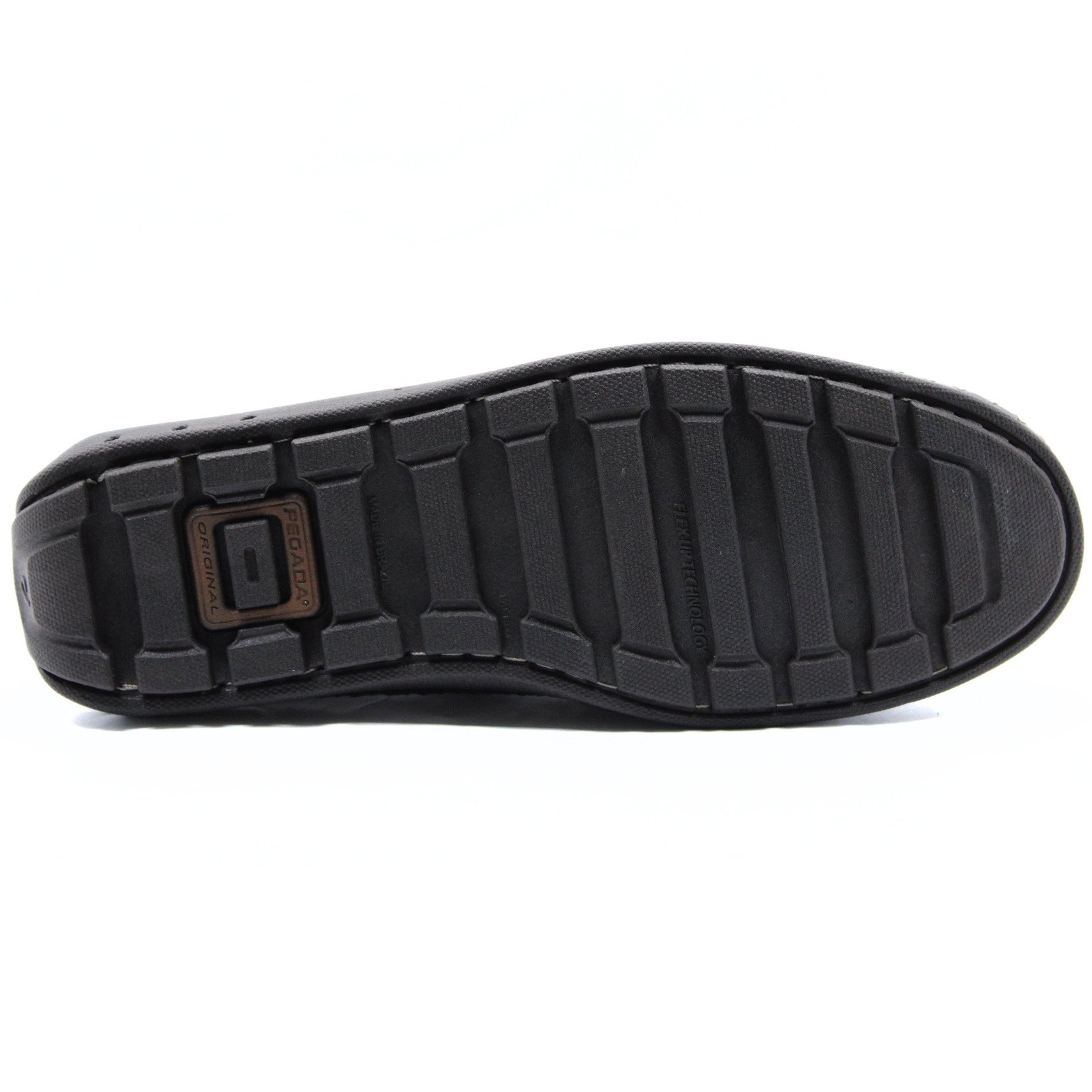 Mocassim Couro Pegada 141601 Masculino - Marrom Escuro Marrom Escuro 5