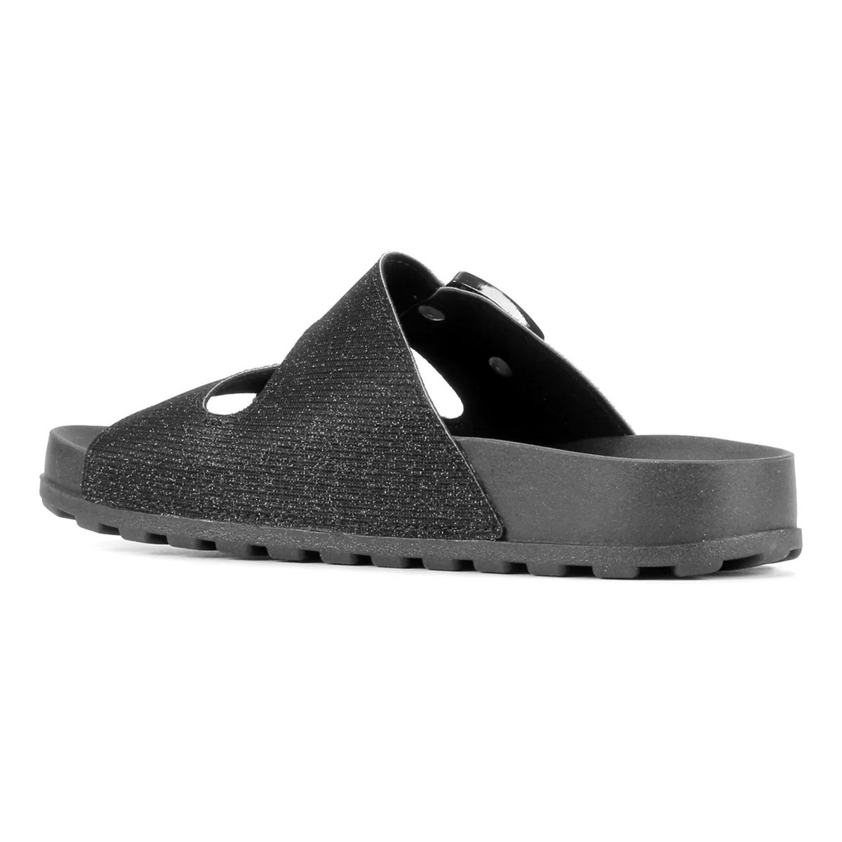 Rasteira Moleca Fivela Feminino - Preto Preto 4