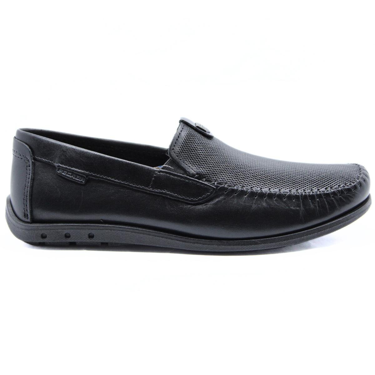 Mocassim Couro Pegada Washed 141603 Masculino - Preto Preto 2