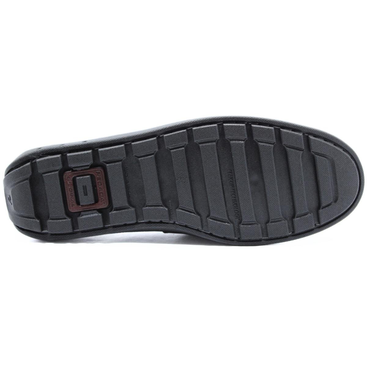 Mocassim Couro Pegada Washed 141603 Masculino - Preto Preto 5