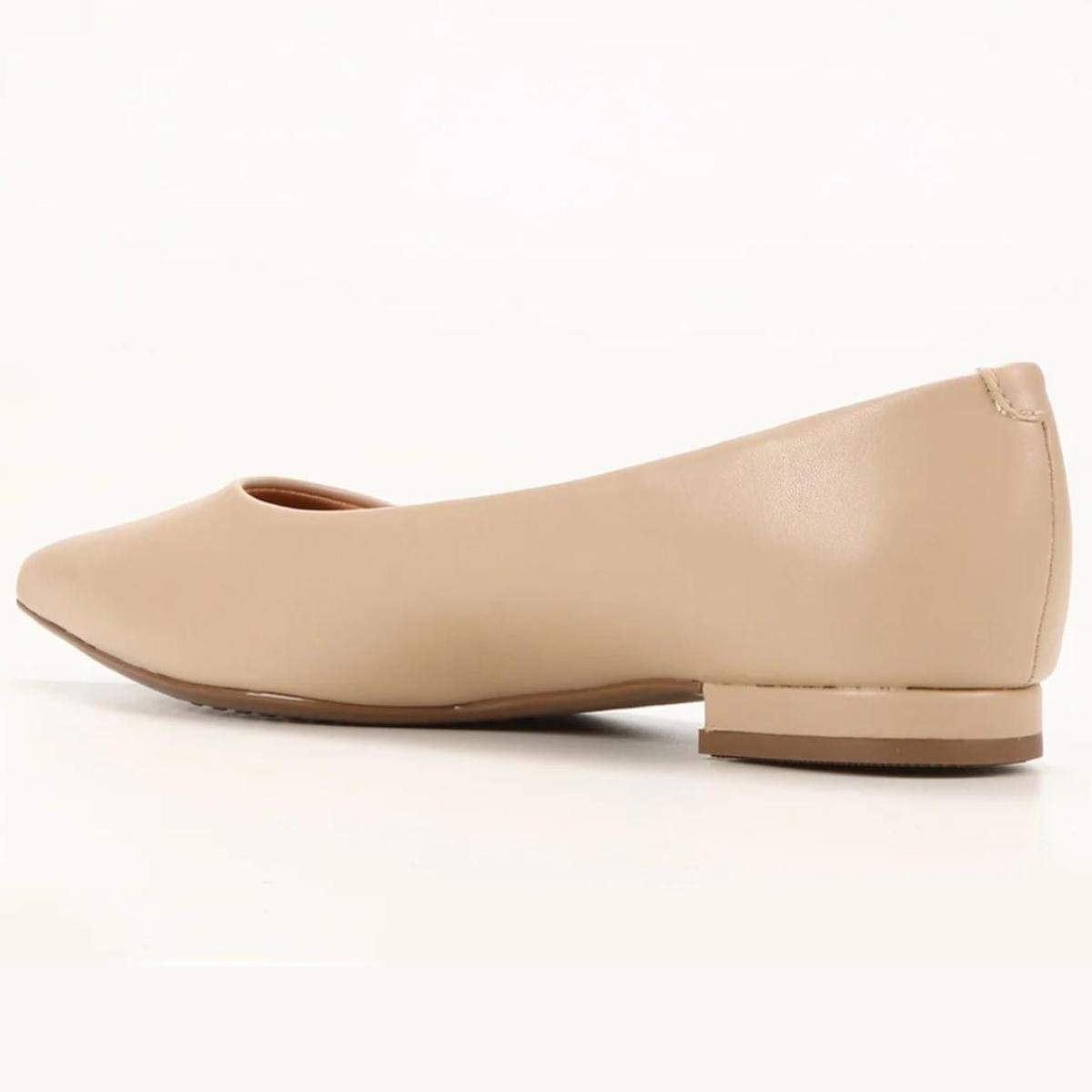 Sapatilha Vizzano Bico Fino Feminina - Bege Bege 4