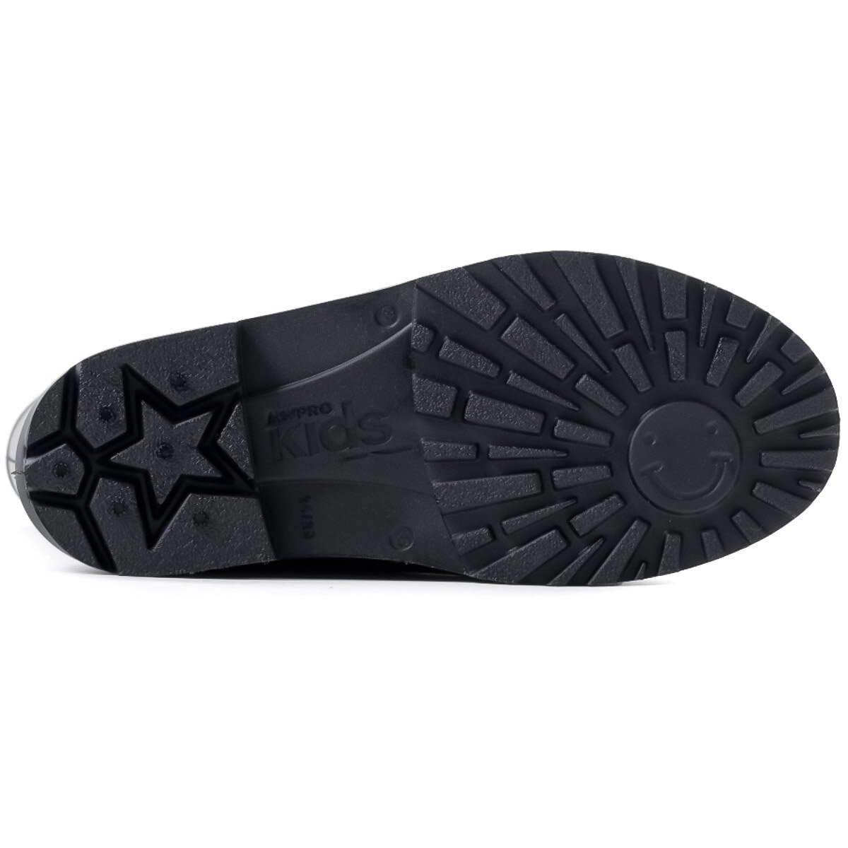 Bota Infantil PVC Casual Cano Médio Innpro Kids - Preto Preto 4