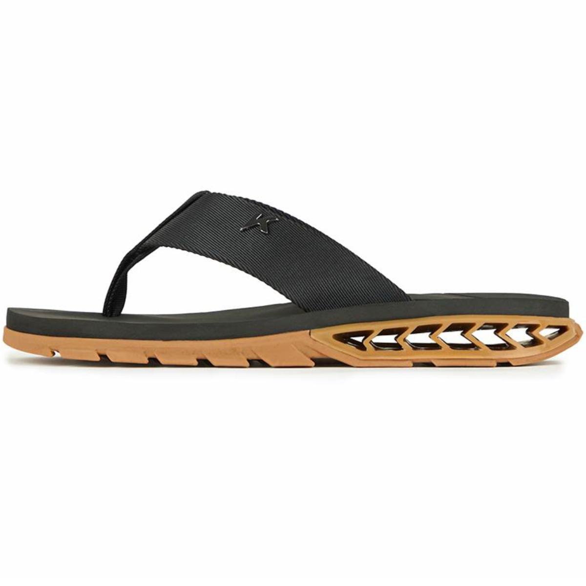 Chinelo Kenner Rakka U1 Masculino - Preto e Marrom Preto/Marrom 3