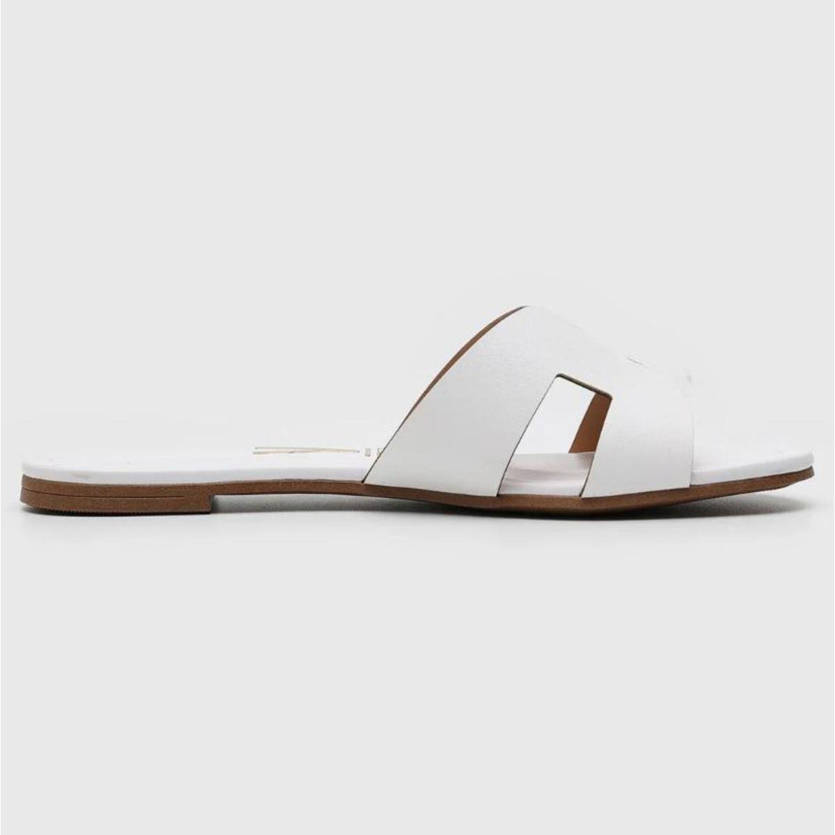 Rasteira Slide Vizzano H Básica Feminina - Branco Branco 4