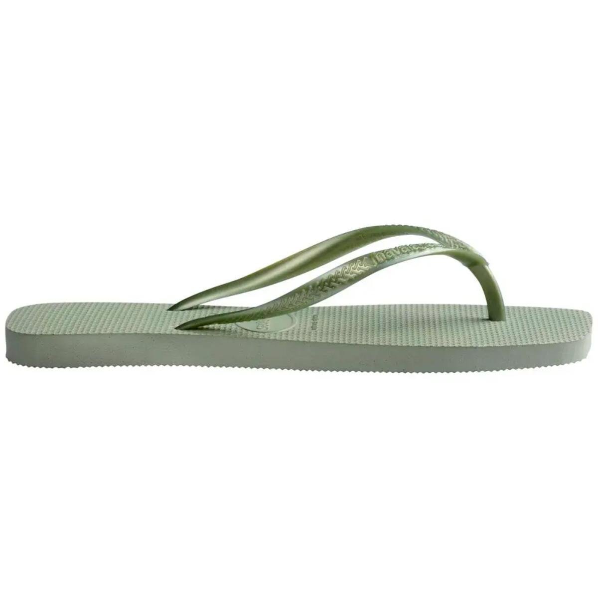 Chinelo Havaianas Slim Square Feminino - Verde Verde 3