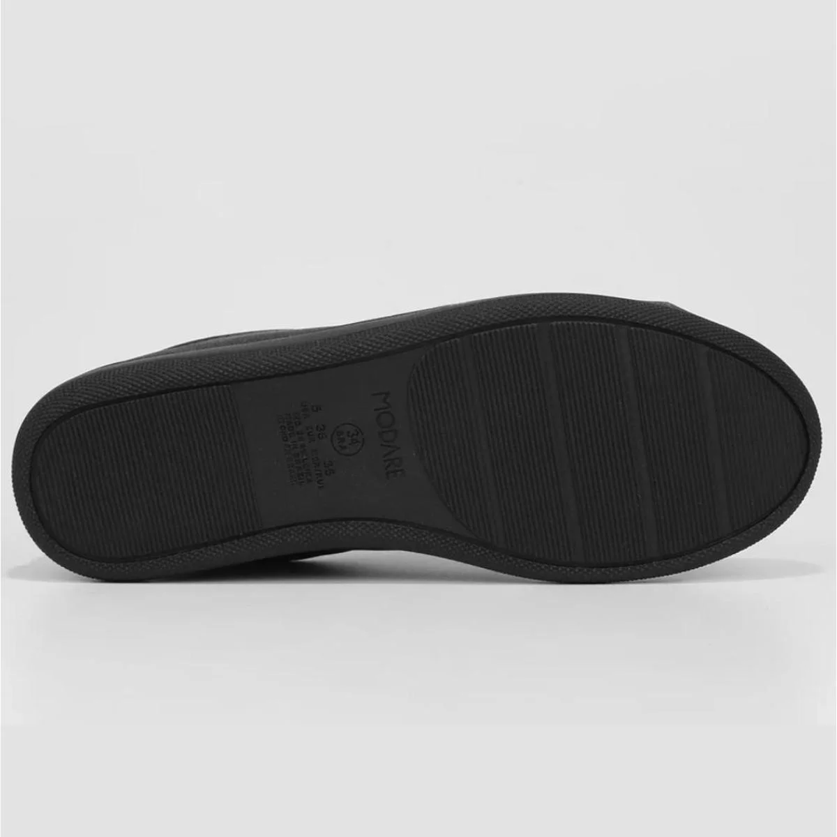 Tênis Modare Casual Feminino - Preto Preto 5
