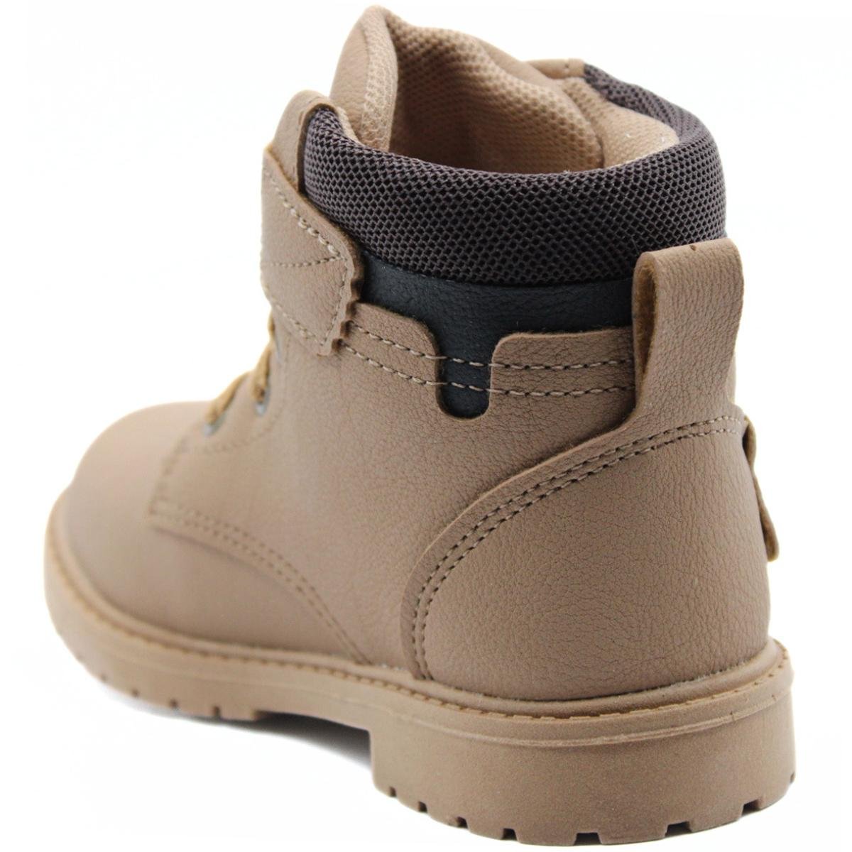 Bota Infantil Klin Rock Mini Menino - Marrom Marrom 4