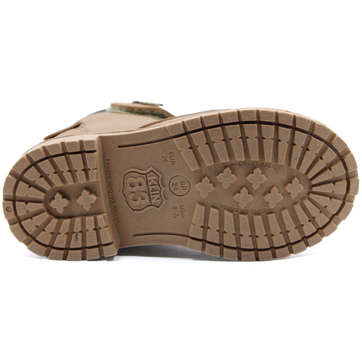 Bota Infantil Klin Rock Mini Menino - Marrom Marrom 5