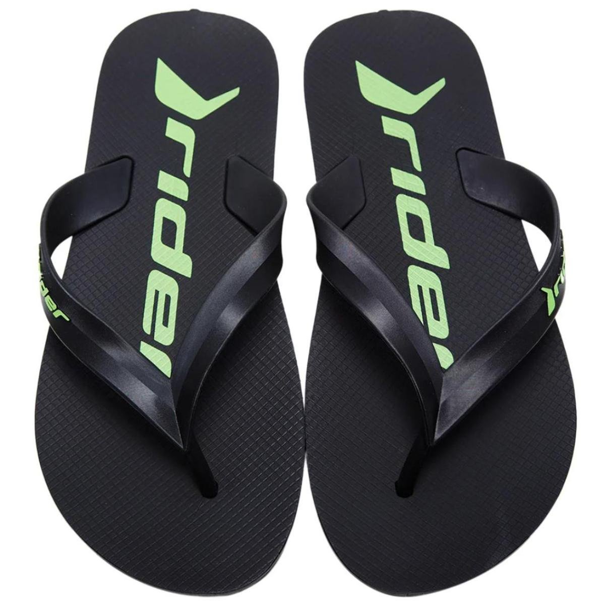 Chinelo Rider Feel Masculino - Preto e Verde