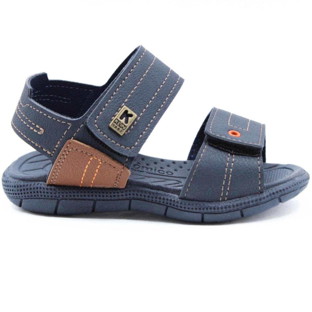 Sandália Infantil Klin Tic Tac Casual Baby - Marinho Marinho 2