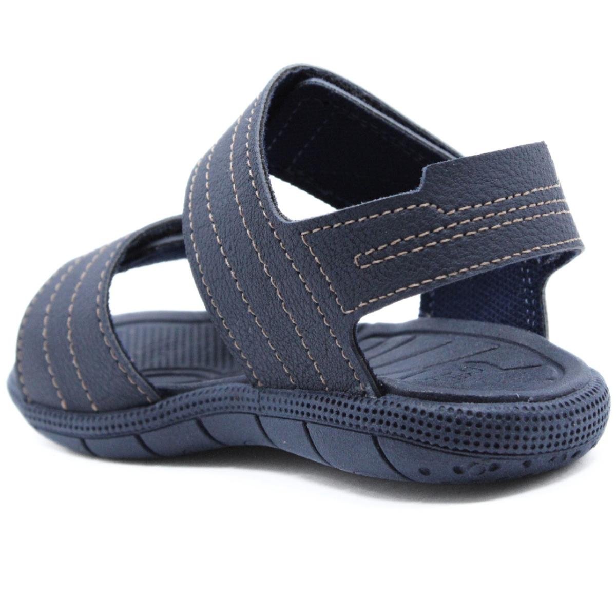Sandália Infantil Klin Tic Tac Casual Baby - Marinho Marinho 4