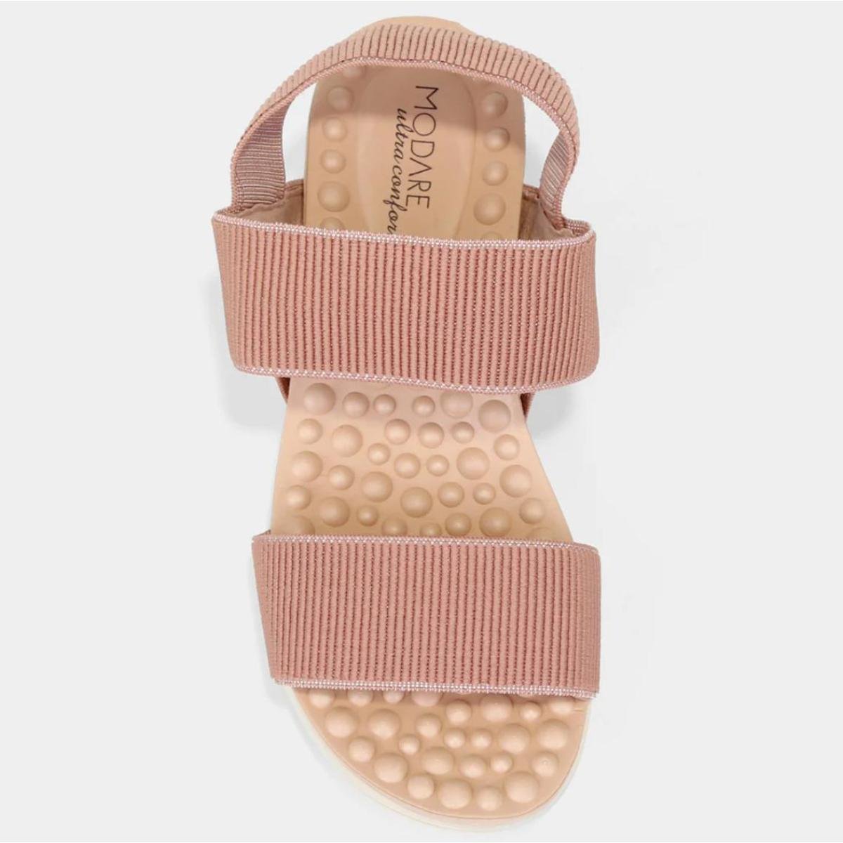 Sandália Modare Flatform Lisa Feminina - Nude Rosa 3
