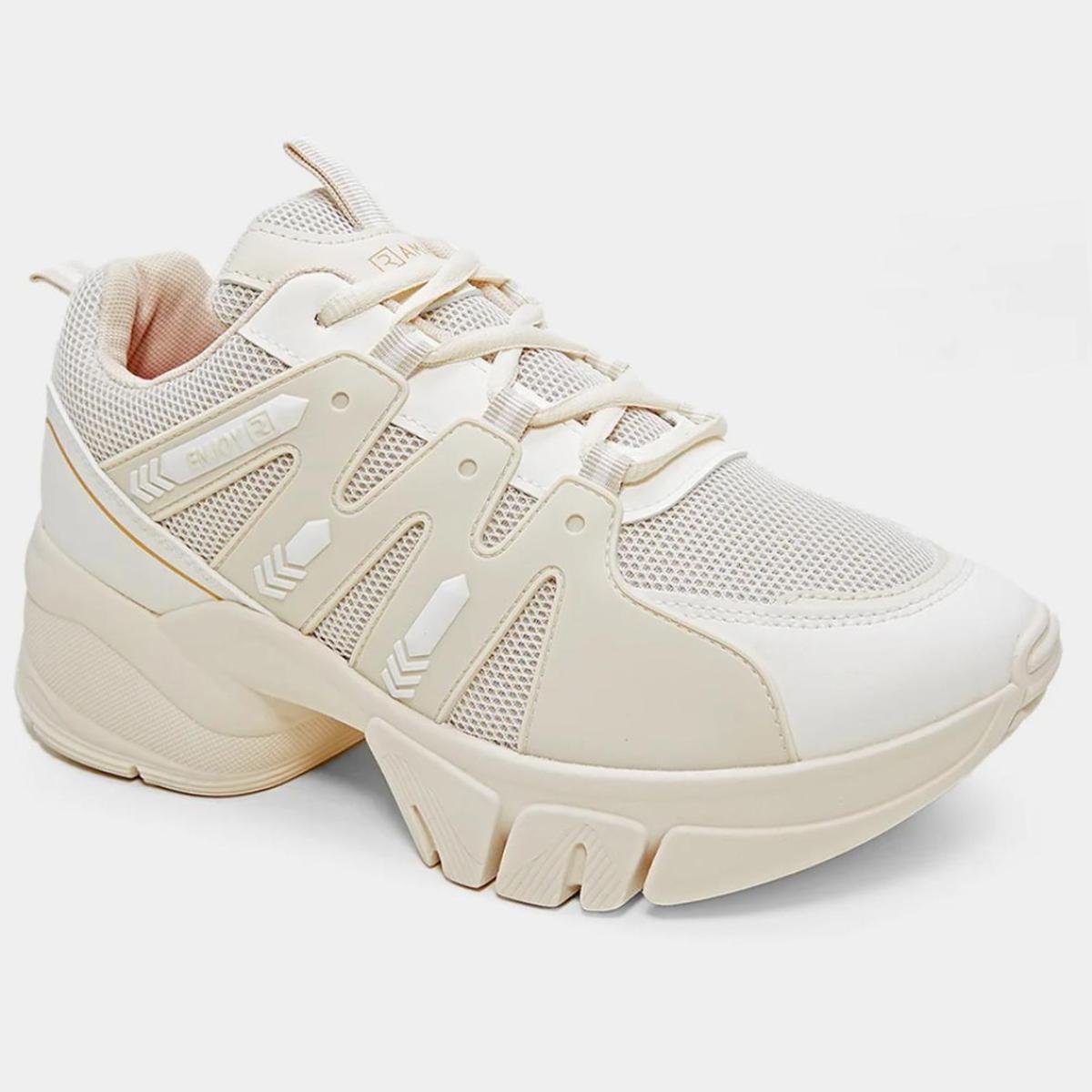 Tênis Ramarim Chuncky Feminino - Off White Off White 1
