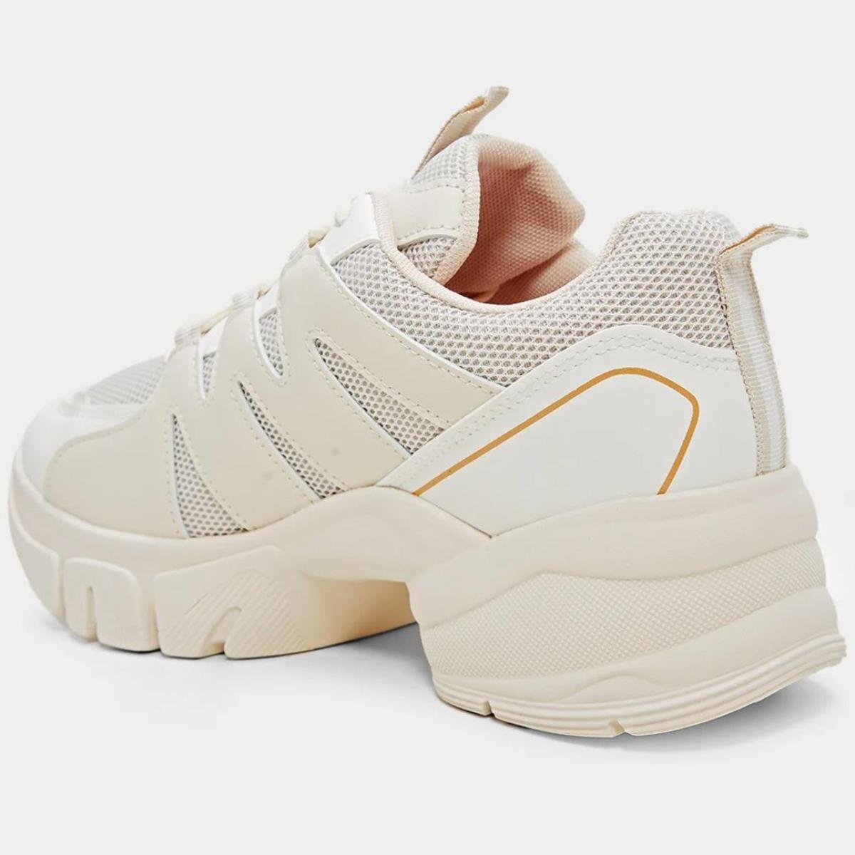 Tênis Ramarim Chuncky Feminino - Off White Off White 4