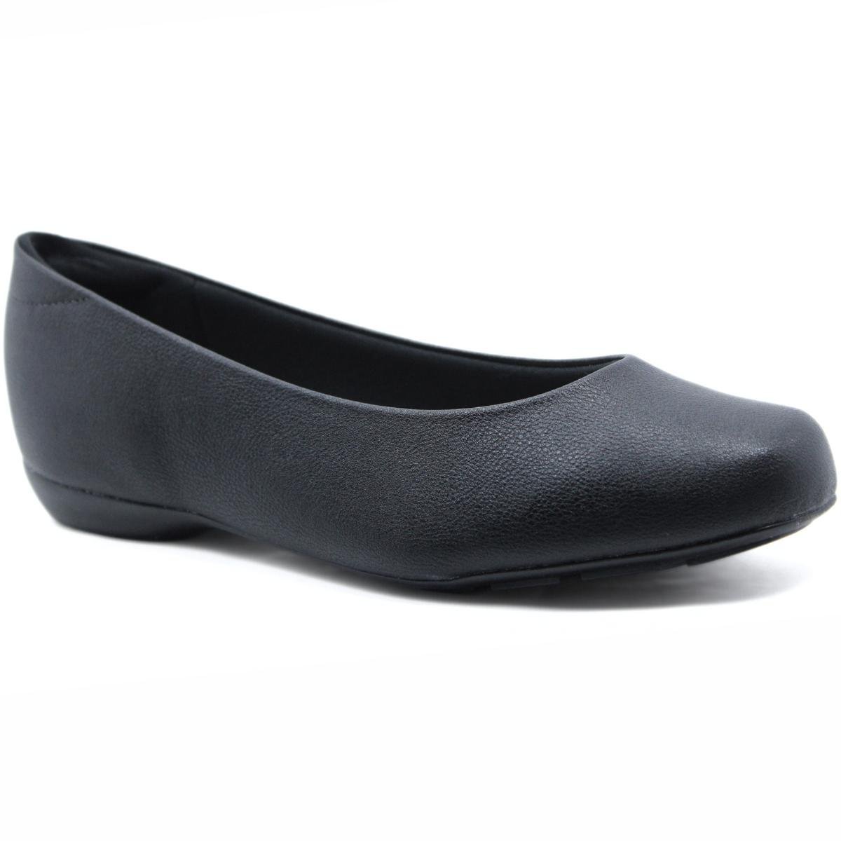 Sapatilha Modare Básica Fosca Feminina - Preto Preto 1