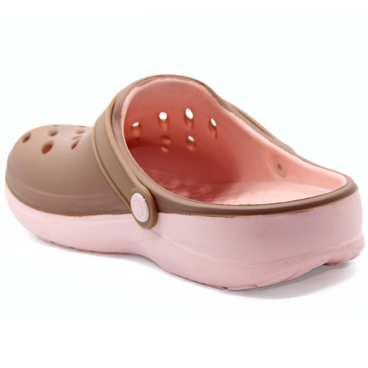 Babuche Boaonda Easy Feminino - Marrom e Rosa Marrom 4