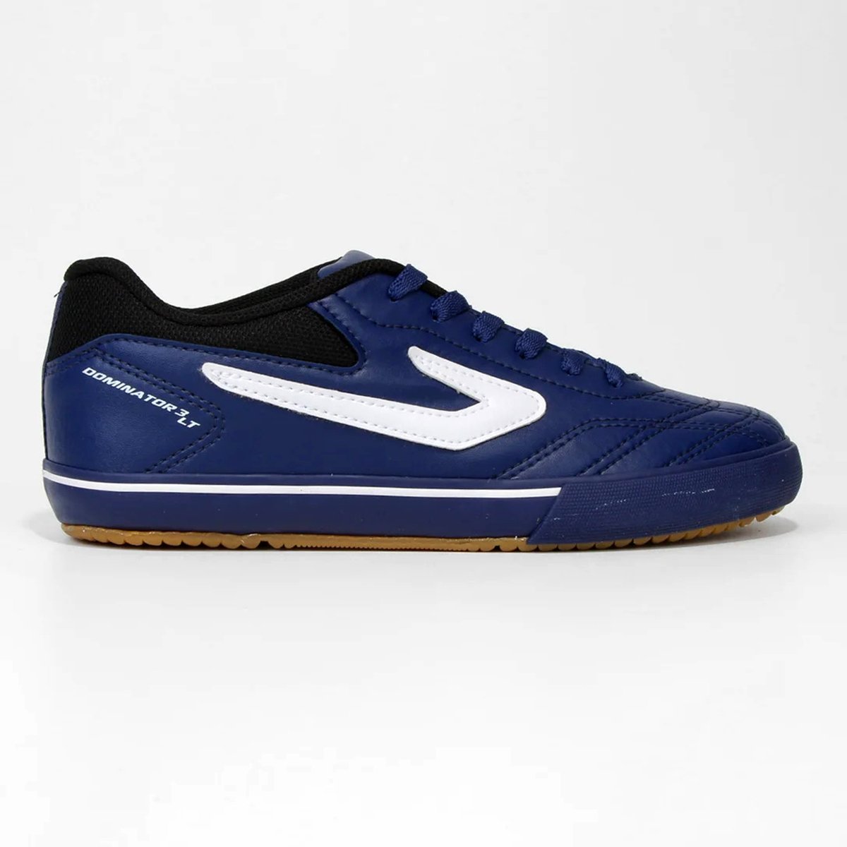 Chuteira Futsal Topper Dominator 3 Lt - Marinho e Preto Marinho/Branco 2