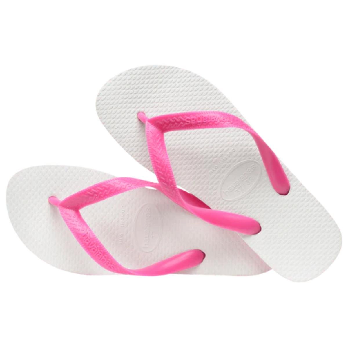 Chinelo Havaianas Tradicional - Branco e Rosa Branco/Rosa 4