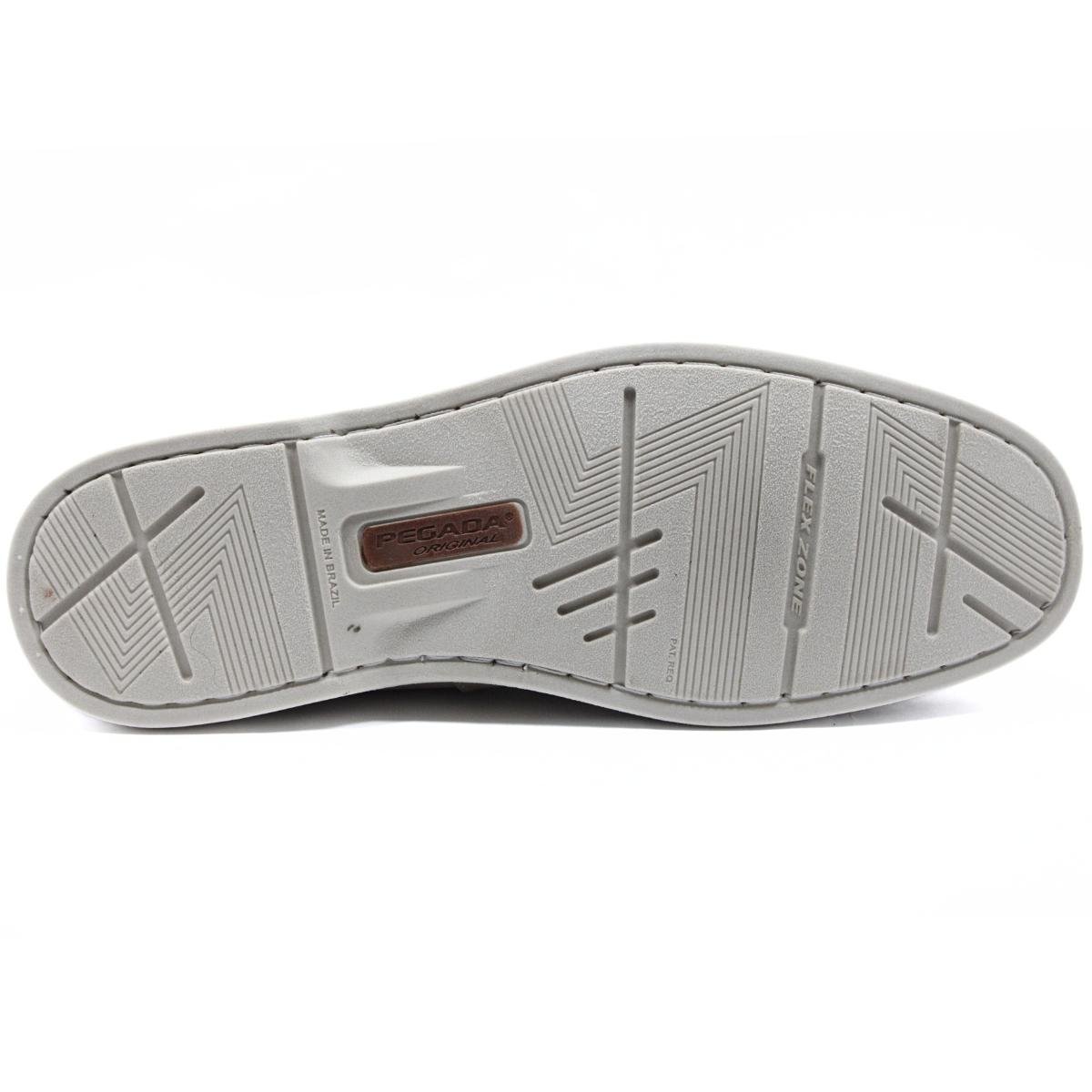 Mocassim Couro Pegada Pull UP 141901 Masculino - Areia Areia 5