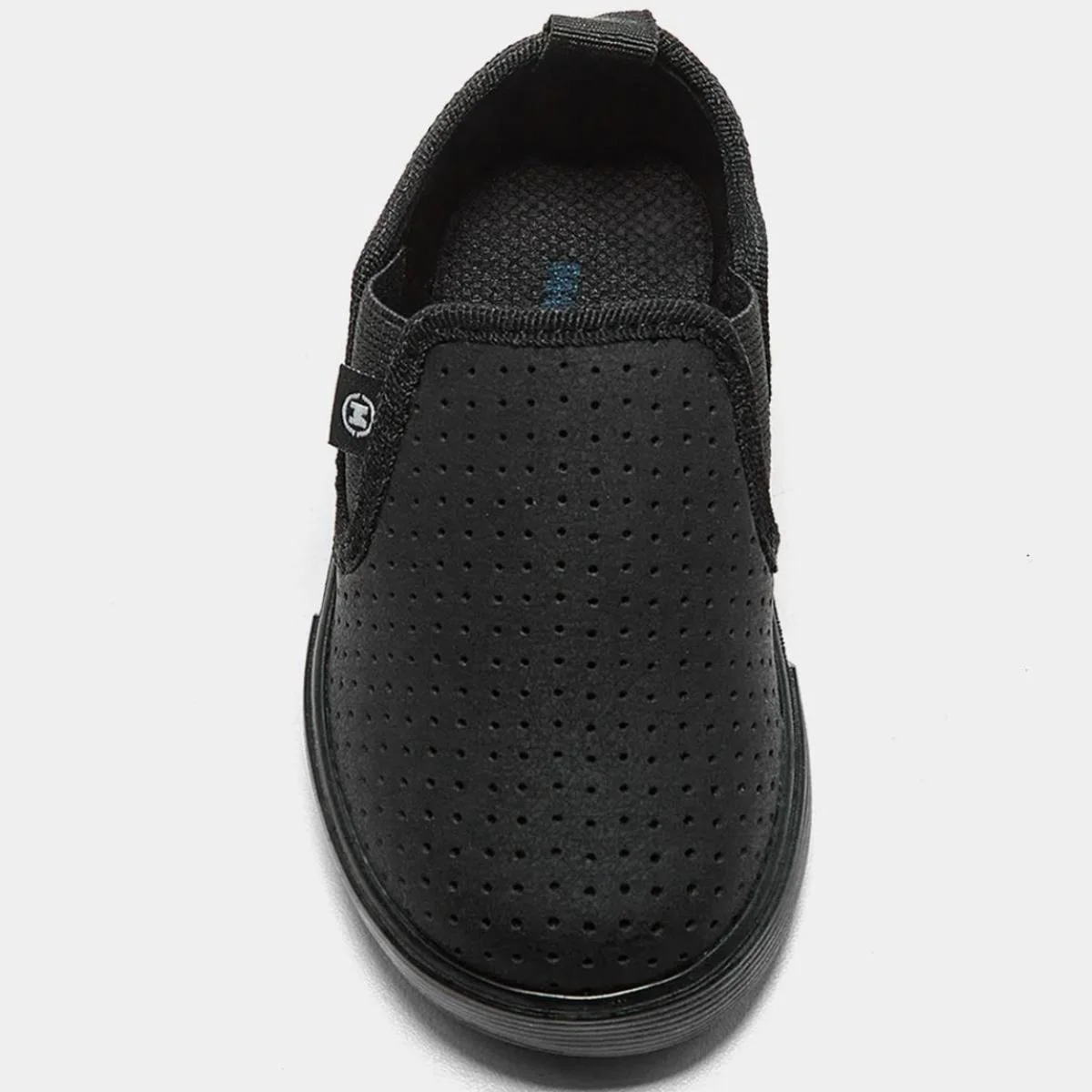 Slip On Infantil Molekinho Perfuros Menino - Preto Preto 3