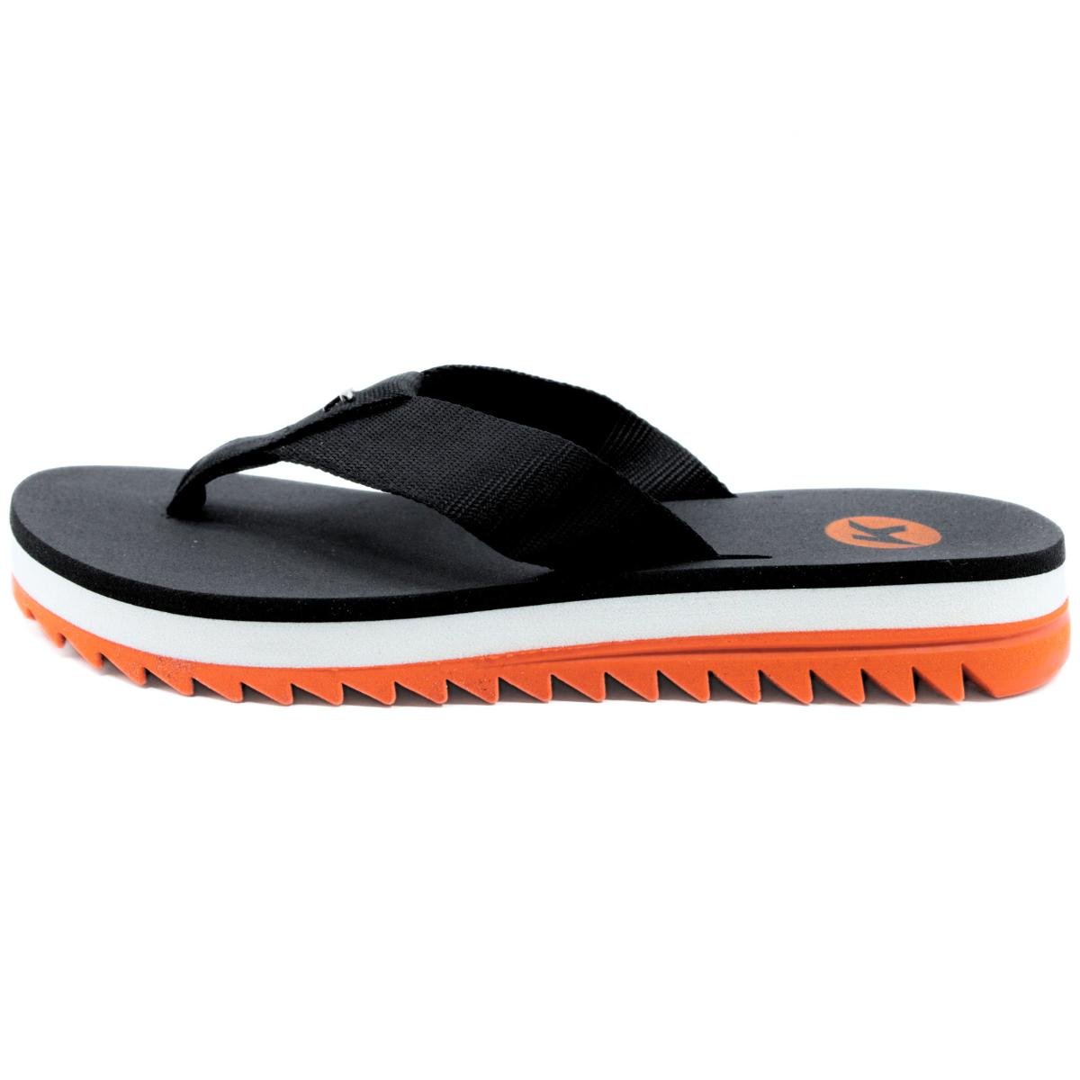 Chinelo Kenner Kyra Pro Feminino - Preto e Laranja Preto/Laranja 3