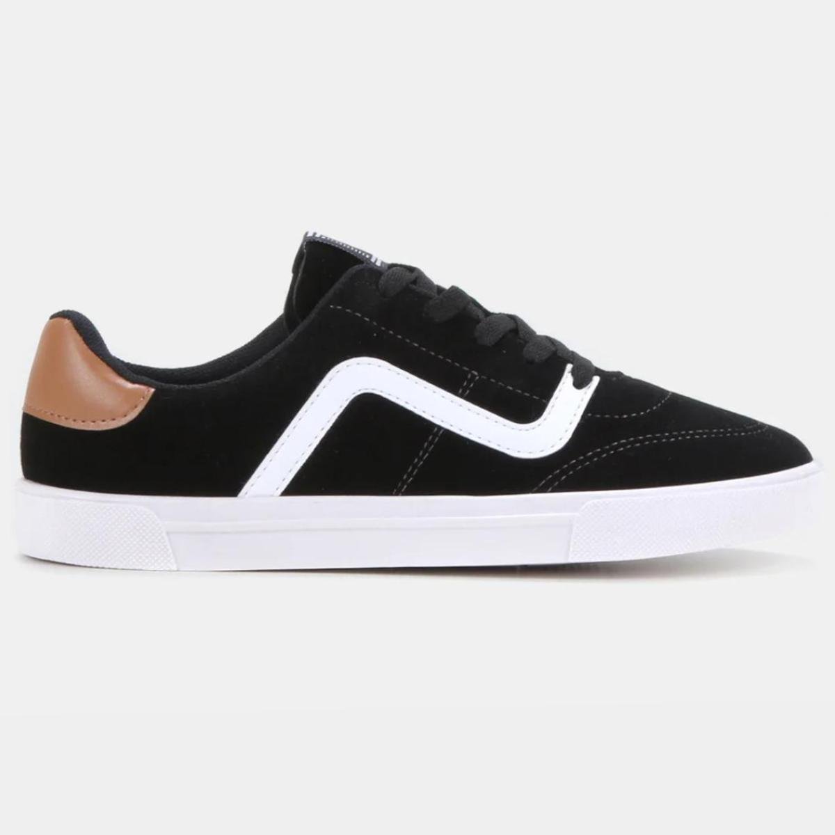 Tênis Infantil Molekinho Casual Masculino - Preto e Branco Preto/Branco 2