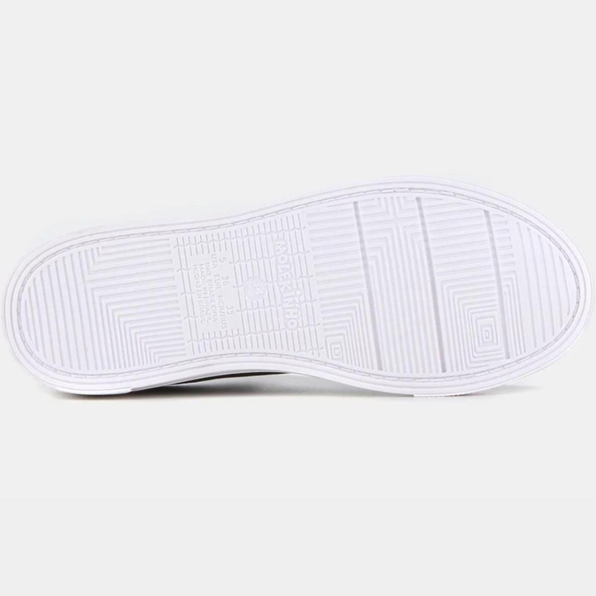 Tênis Infantil Molekinho Casual Masculino - Preto e Branco Preto/Branco 5