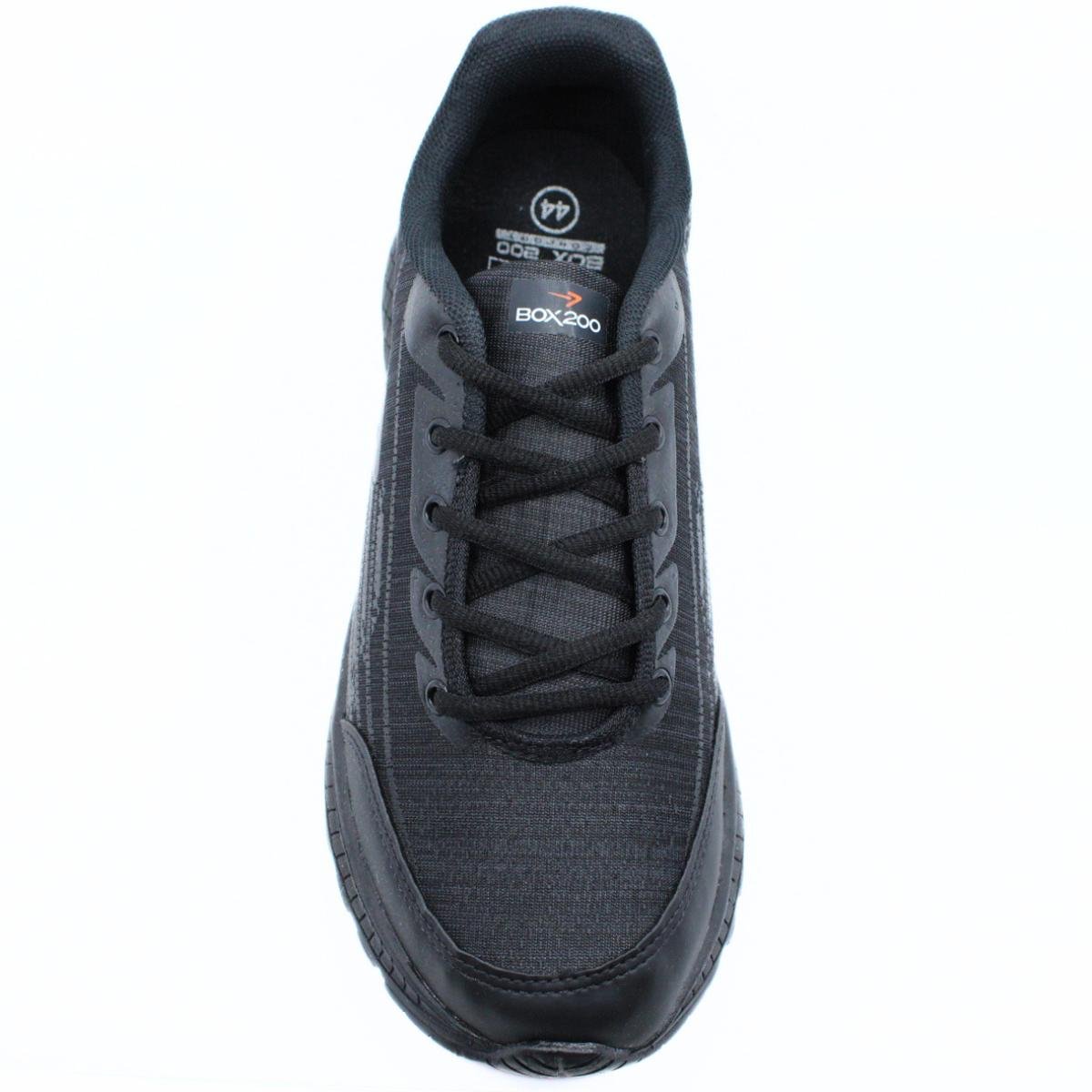 Tênis Box 200 Esportivo BX2244 Unissex - Preto Preto 3