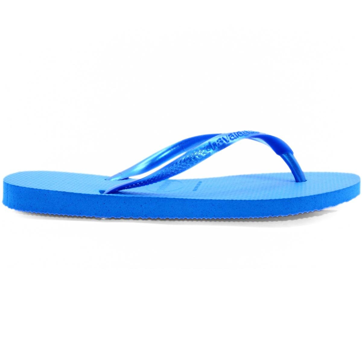 Chinelo Havaianas Slim Tradicional Feminino - Azul Azul 3