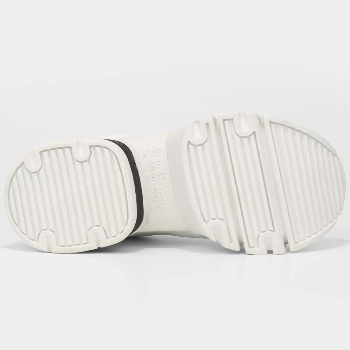 Tênis Ramarim Chunky Feminino - Branco e Preto Branco/Preto 5
