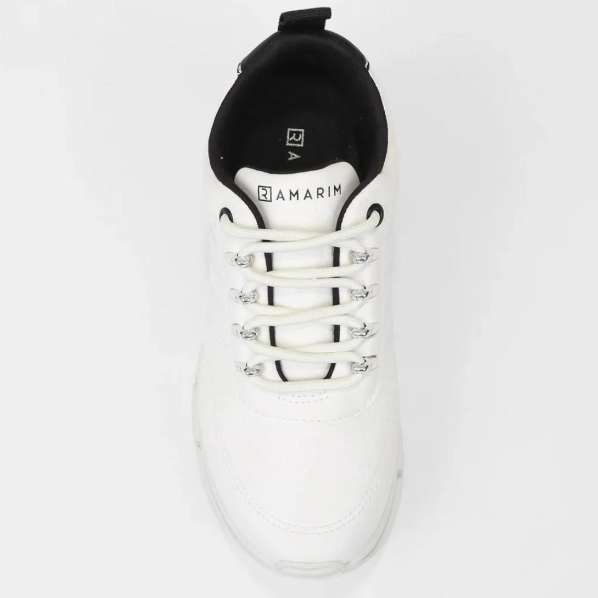 Tênis Ramarim Chunky Feminino - Branco e Preto Branco/Preto 3
