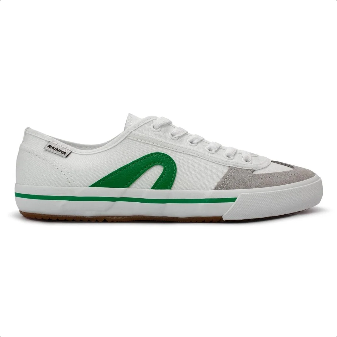Tênis Rainha VL 2500 - Branco e Verde Branco/Verde 2