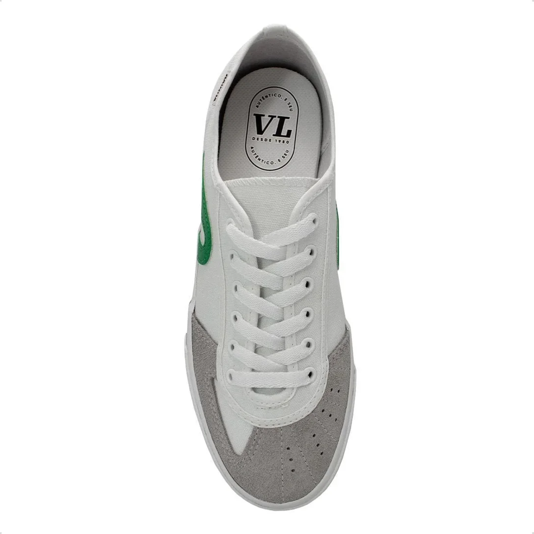 Tênis Rainha VL 2500 - Branco e Verde Branco/Verde