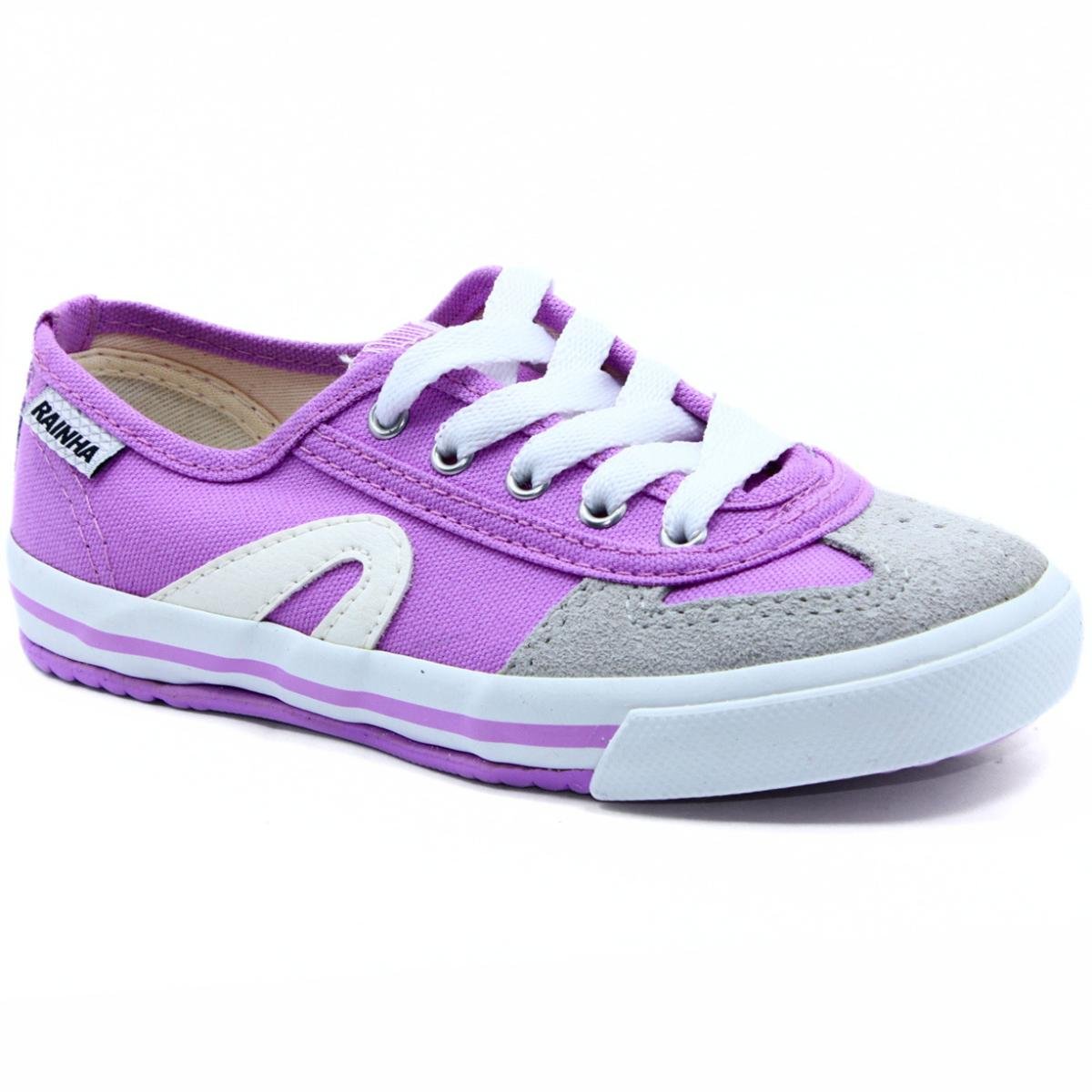 Tênis Rainha VL 2500 Infantil Lilás e Branco Lilás/Branco
