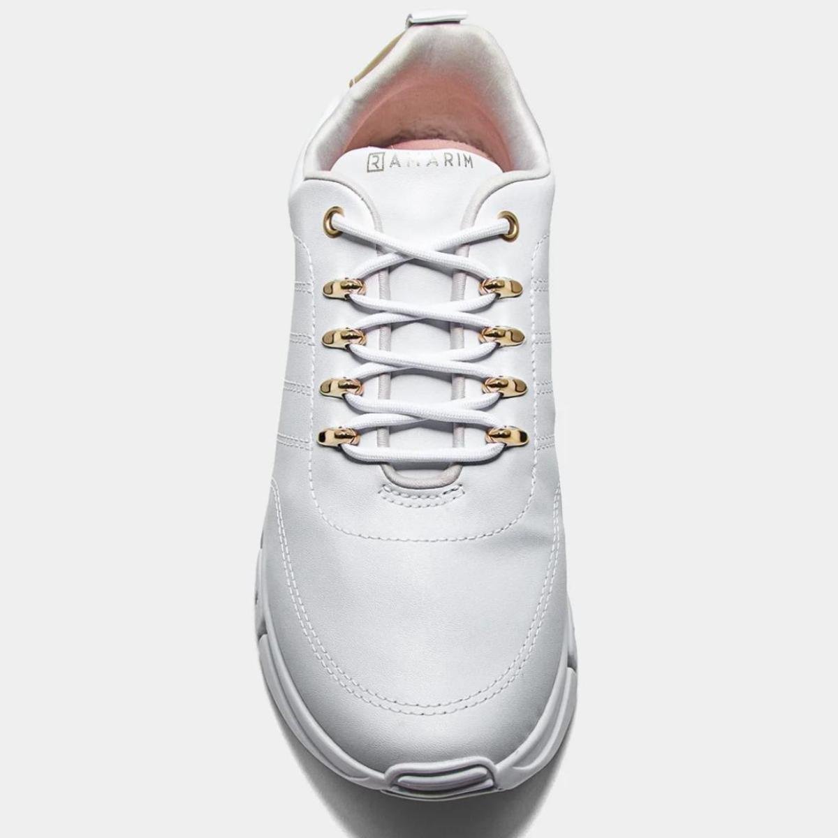 Tênis Ramarim Chunky Feminino - Branco e Dourado Branco/Dourado 3